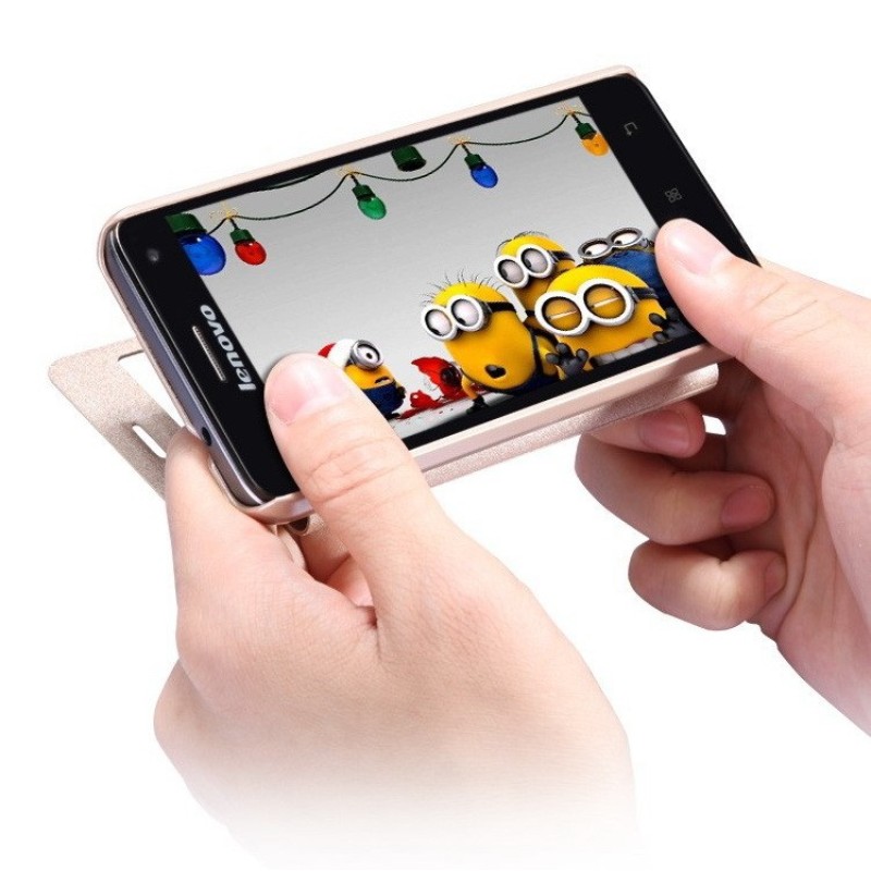 Lenovo S660 Θήκη Flip NILLKIN(Ροζ)