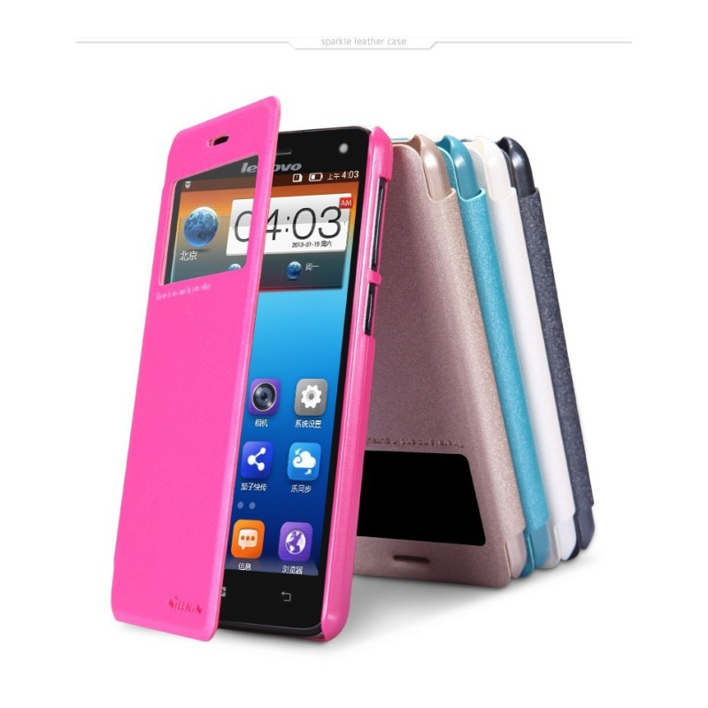 Lenovo S660 Θήκη Flip NILLKIN(Ροζ)