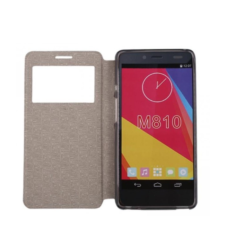 InFocus M810 Θήκη Flip(Χρυσή)