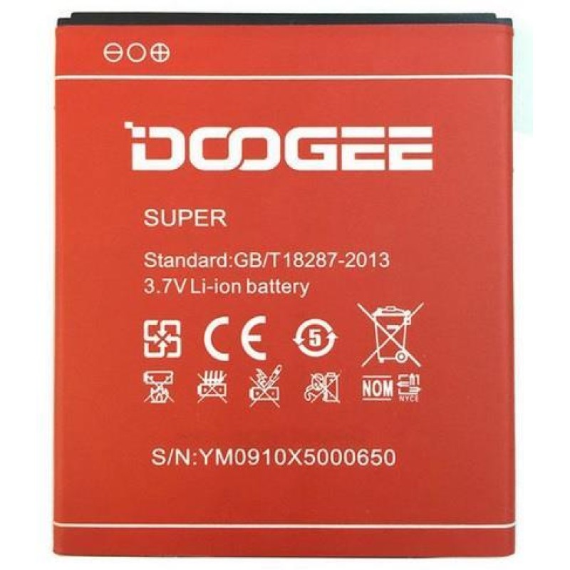 Doogee X5 Super Μπαταρία (Bulk) Doogee X5 Super Μπαταρία (Bulk)