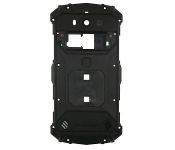 Πίσω Καπάκι Doogee S60 με Δακτυλικό Αποτύπωμα (BLACK)