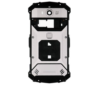 Πίσω Καπάκι Doogee S60 με Δακτυλικό Αποτύπωμα (SILVER)