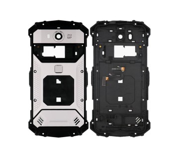 Πίσω Καπάκι Doogee S60 με Δακτυλικό Αποτύπωμα (SILVER)