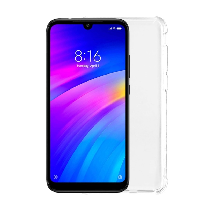 Θήκη σιλικόνης Antishock Διάφανη για Xiaomi Redmi 7 Θήκη σιλικόνης Antishock Διάφανη για Xiaomi Redmi 7