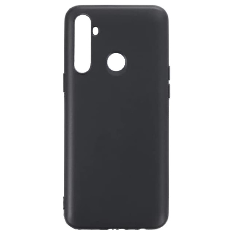 Realme 5 Θήκη Σιλικονης (Μαύρη)