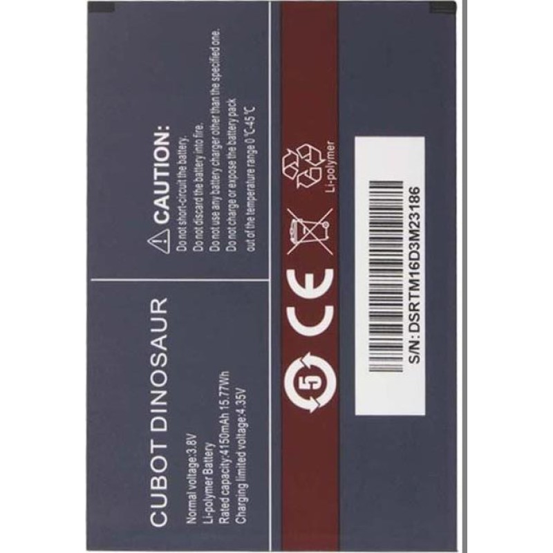 Μπαταρία για Cubot Dinosaur 4150mAh (Bulk) DIN-BAT