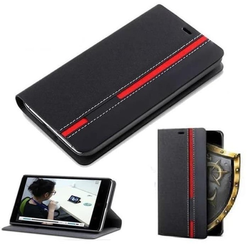 Θήκη Flip Stripe για Blackview A80 (Μαύρη) Θήκη Flip Stripe για Blackview A80 (Μαύρη)