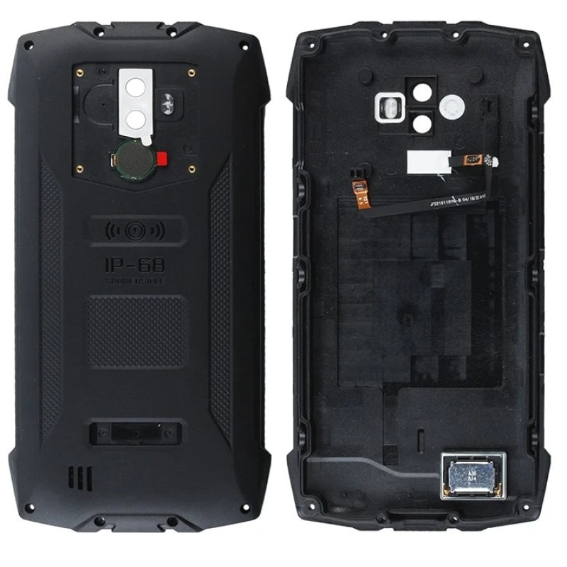 Blackview BV6800 Καπάκι Μπαταρίας με Ηχείο, Δακτυλικό Αποτύπωμα (BLACK)