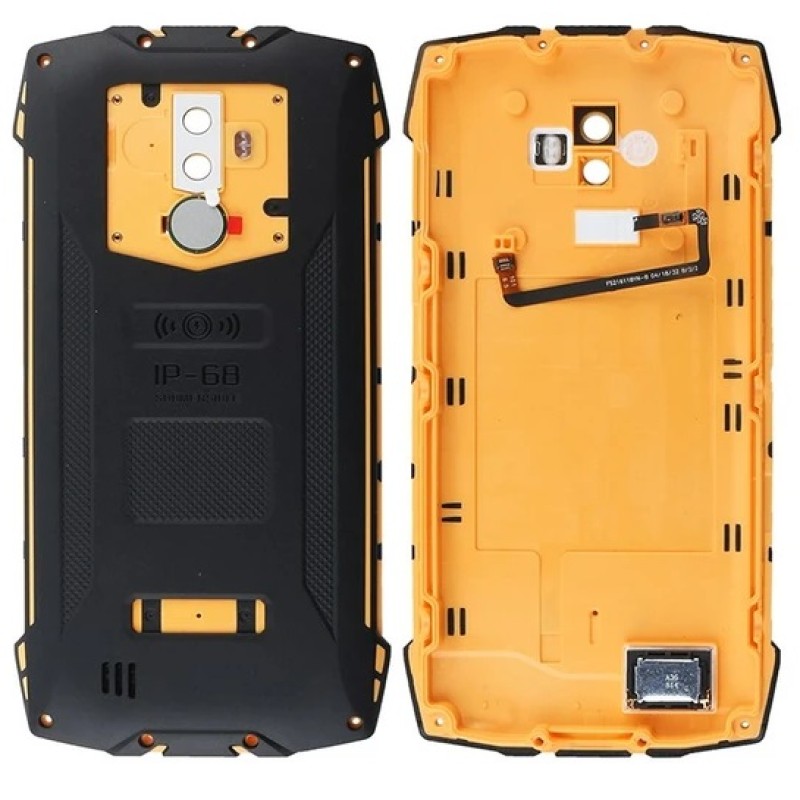 Blackview BV6800 Καπάκι Μπαταρίας με Ηχείο, Δακτυλικό Αποτύπωμα (YELLOW)