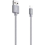 Awei Braided USB to Lightning Cable Γκρι 0.3m (CL-988) Awei Braided USB to Lightning Cable Γκρι 0.3m (CL-988)