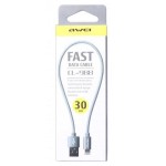 Awei Braided USB to Lightning Cable Γκρι 0.3m (CL-988) Awei Braided USB to Lightning Cable Γκρι 0.3m (CL-988)