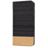 Θήκη Flip Canvas Mocca για Blackview A60 Pro (Σκούρο Καφέ)