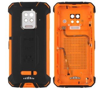 Πίσω Καπάκι Doogee S59 Pro Με Κουμπιά, Δακτυλικό Αποτύπωμα, Μικρόφωνο (ORANGE)