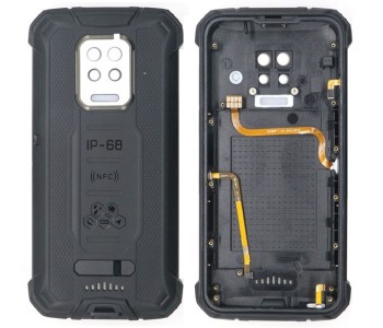 Πίσω Καπάκι Doogee S59 Pro Με Κουμπιά, Δακτυλικό Αποτύπωμα, Μικρόφωνο (BLACK)