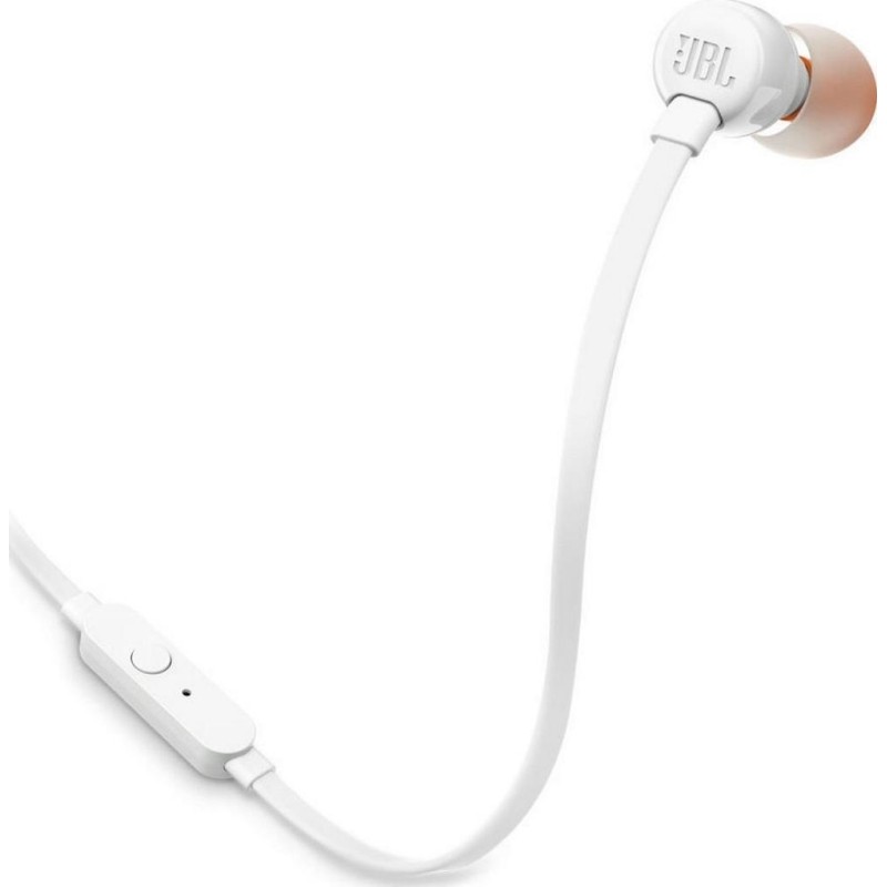 JBL T110 In-ear Handsfree με Βύσμα 3.5mm Λευκό JBL T110 In-ear Handsfree με Βύσμα 3.5mm Λευκό
