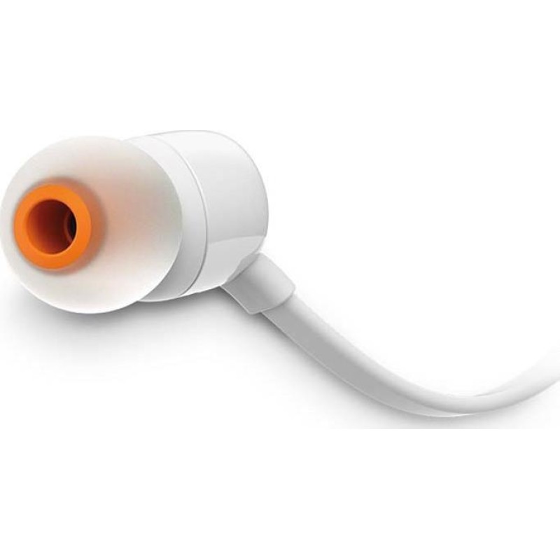 JBL T110 In-ear Handsfree με Βύσμα 3.5mm Λευκό JBL T110 In-ear Handsfree με Βύσμα 3.5mm Λευκό