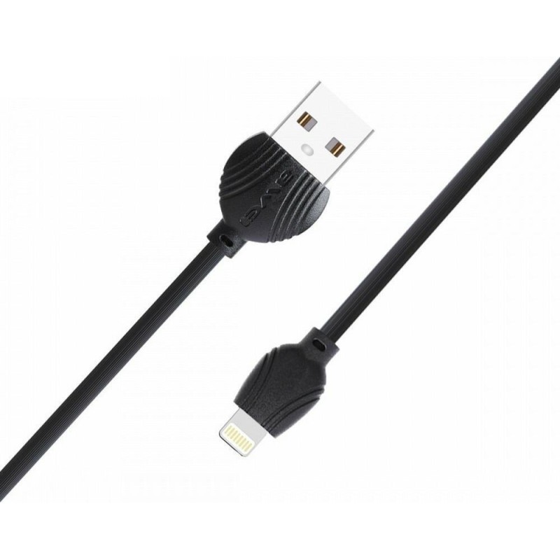 Awei USB to Lightning Μαύρο 1.0m (CL-63) Awei USB to Lightning Μαύρο 1.0m (CL-63)