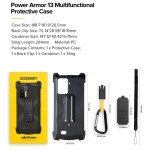 Ulefone Back Cover για Power Armor 13 (Μαύρο) Ulefone Back Cover για Power Armor 13 (Μαύρο)
