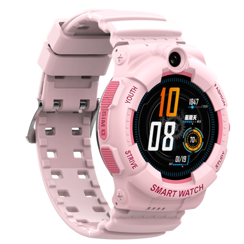GPS Παιδικό Ρολόι GPS Υ01 4G-LTE  - Βηματομετρητής (PINK) ΕΛΛΗΝΙΚΟ ΜΕΝΟΥ WATER RESISTANT