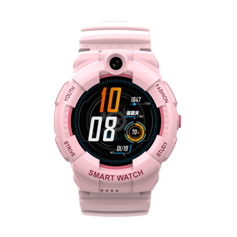 GPS Παιδικό Ρολόι GPS Υ01 4G-LTE  - Βηματομετρητής (PINK) ΕΛΛΗΝΙΚΟ ΜΕΝΟΥ WATER RESISTANT