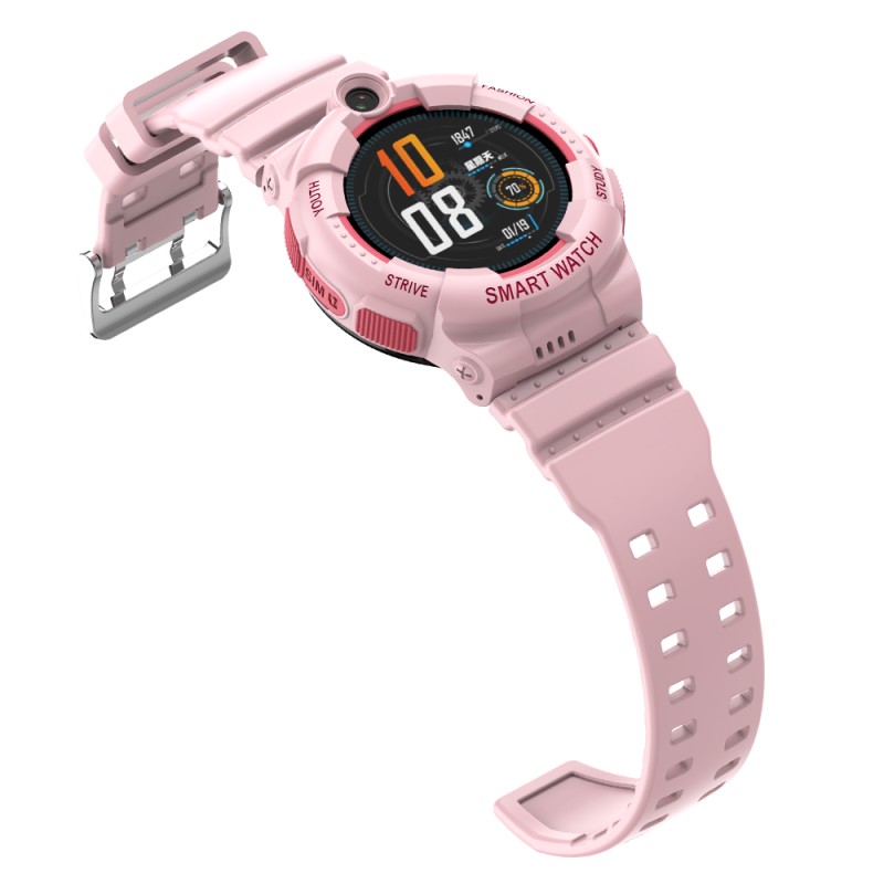GPS Παιδικό Ρολόι GPS Υ01 4G-LTE  - Βηματομετρητής (PINK) ΕΛΛΗΝΙΚΟ ΜΕΝΟΥ WATER RESISTANT