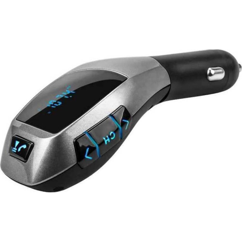 Πομπός Αυτοκινήτου Fm Αναμεταδότης Bluetooth & Φορτιστής USB, SD, AUX με Τηλεχειριστήριο X6 Πομπός Αυτοκινήτου Fm Αναμεταδότης Bluetooth & Φορτιστής USB, SD, AUX με Τηλεχειριστήριο X6