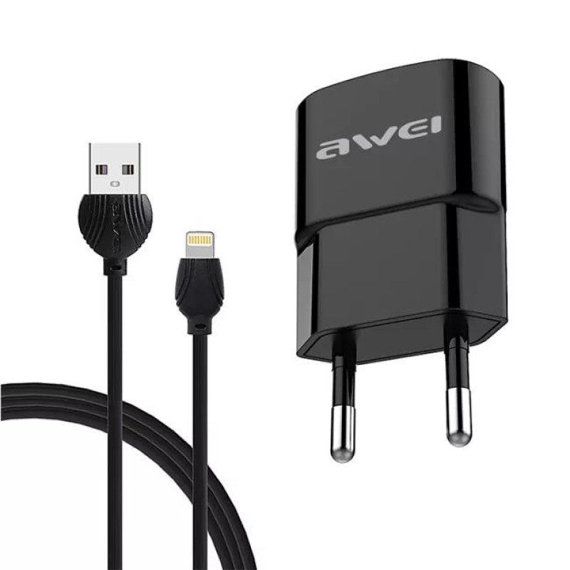Σετ Φορτιστή και καλώδιο φόρτισης AWEI C-832 Lightning 2.1A 1.2m Σετ Φορτιστή και καλώδιο φόρτισης AWEI C-832 Lightning 2.1A 1.2m