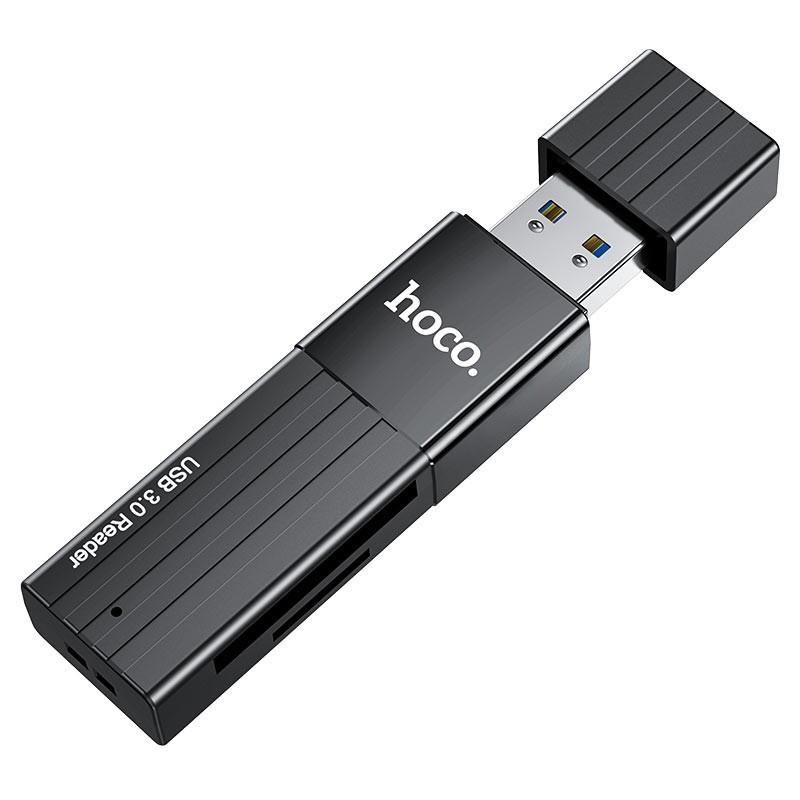 Hoco HB20 Mindful 2 σε 1 USB 3.0 έως 5Gbps και 2TB για Micro SD και SD Hoco HB20 Mindful 2 σε 1 USB 3.0 έως 5Gbps και 2TB για Micro SD και SD