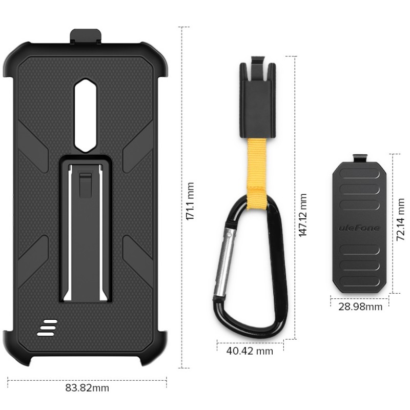 Ulefone Back Cover για Armor X12 Pro (Μαύρο) Ulefone Back Cover για Armor X12 Pro (Μαύρο)
