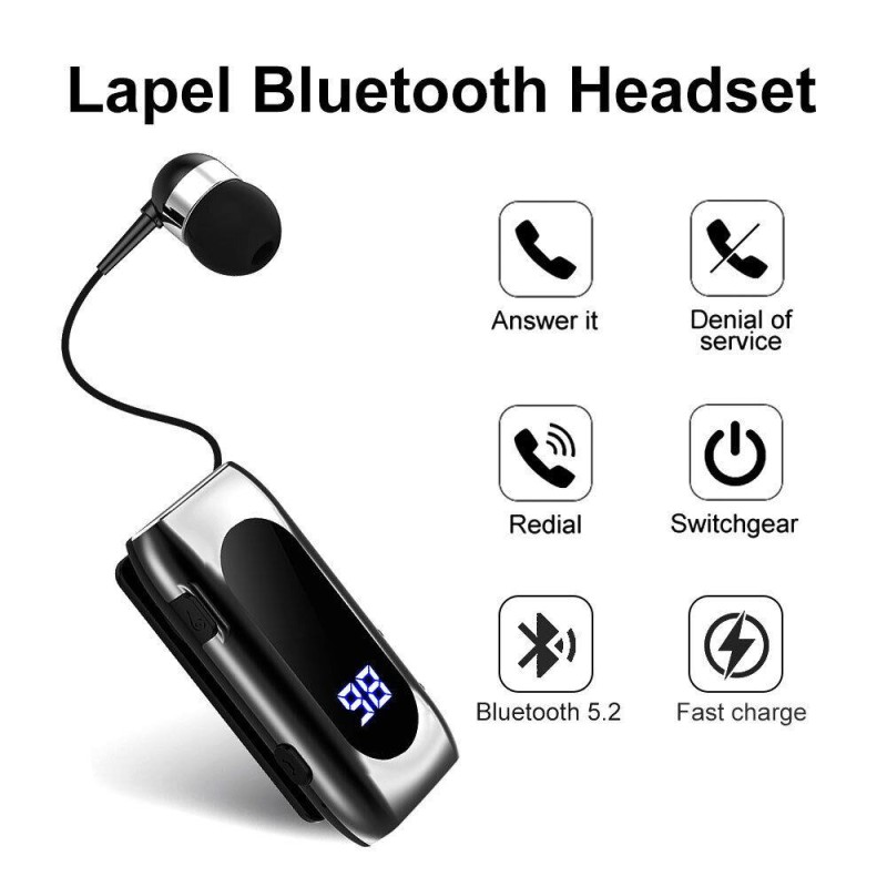 K55 Bluetooth Handsfree Mε δόνηση black K55 Bluetooth Handsfree Mε δόνηση black