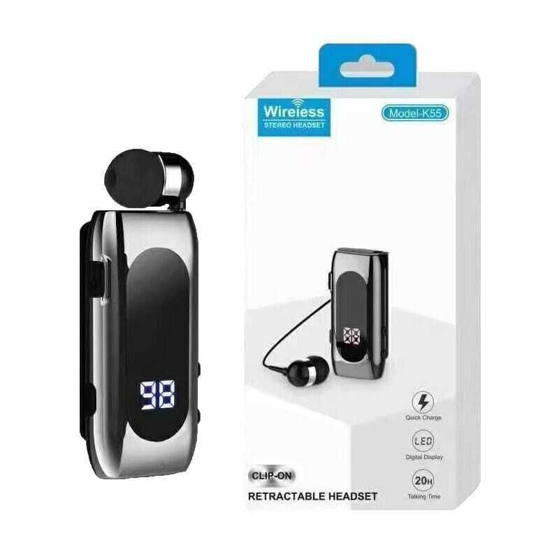 K55 Bluetooth Handsfree Mε δόνηση black K55 Bluetooth Handsfree Mε δόνηση black