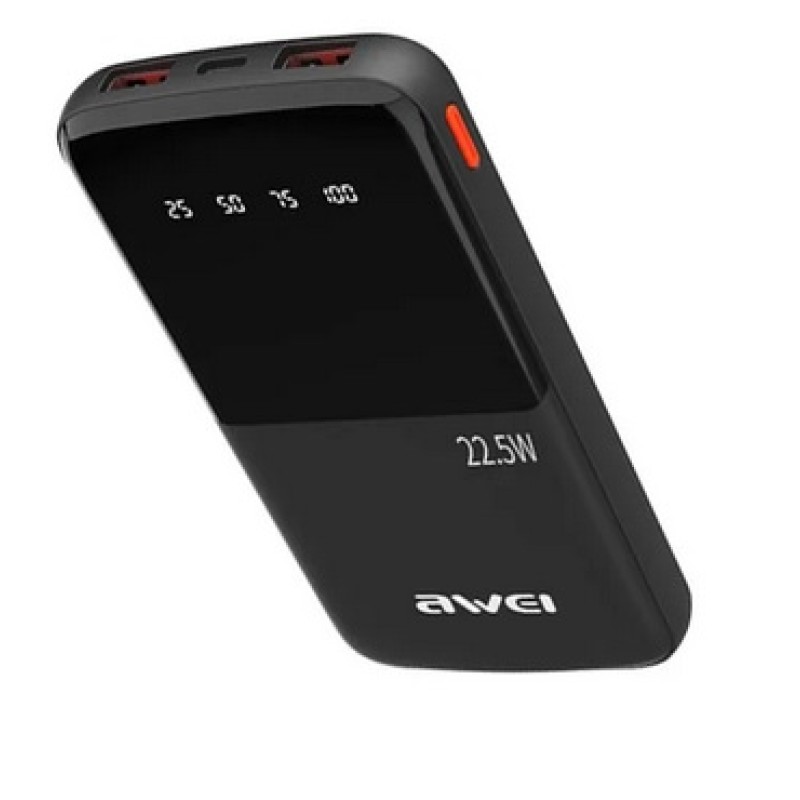 Awei P10K Powerbank 10000mAh 22.5W(Black)