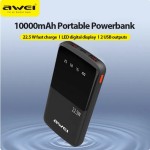 Awei P10K Powerbank 10000mAh 22.5W(Black)