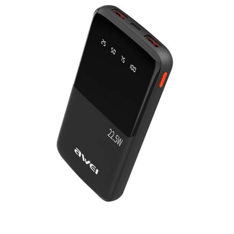 Awei P10K Powerbank 10000mAh 22.5W(Black)