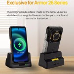 Ulefone Επιτραπέζια Aσύρματη Βάση Φόρτισης και Stand για Armor 26 / 26 Ultra (BLACK) Ulefone Επιτραπέζια Aσύρματη Βάση Φόρτισης και Stand για Armor 26 / 26 Ultra (BLACK)