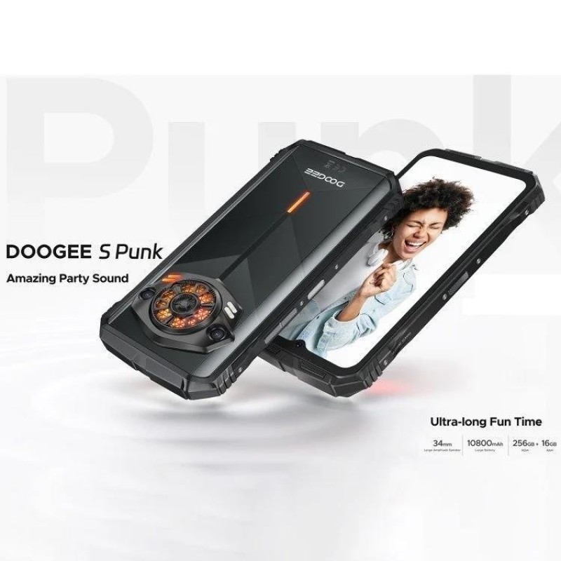 Doogee S Punk 6GB RAM 256GB ROM (BLACK) 10800mAh Doogee S Punk 6GB RAM 256GB ROM (BLACK) 10800mAh