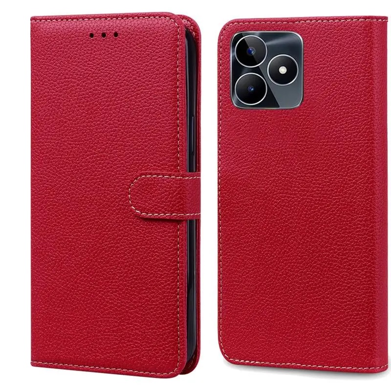 Θήκη Flip για Realme C53 (Κόκκινη) Θήκη Flip για Realme C53 (Κόκκινη)