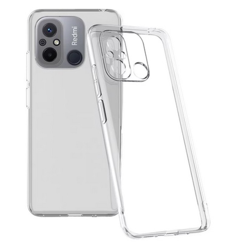Θήκη Σιλικόνης Διάφανη για Xiaomi Redmi 12C Θήκη Σιλικόνης Διάφανη για Xiaomi Redmi 12C
