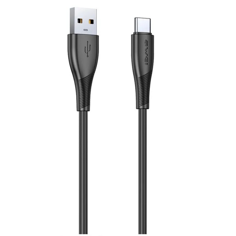 Awei USB to TYPE C Μαύρο 1.0m (CL-182T) Awei USB to TYPE C Μαύρο 1.0m (CL-182T)