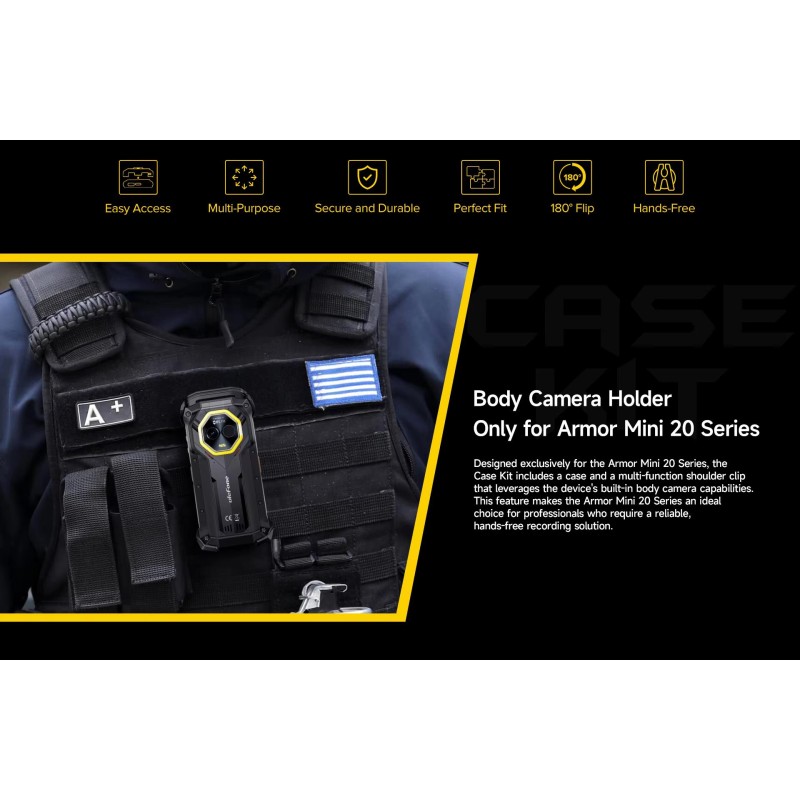 Ulefone Back Cover για Armor Mini 20 (Μαύρο) UAS30 Ulefone Back Cover για Armor Mini 20 (Μαύρο) UAS30