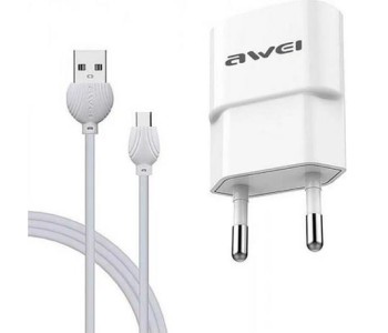 Σετ Φορτιστή και καλώδιο φόρτισης AWEI C-831Τ Type C 2.1A 1.2m (ΛΕΥΚΟ) Σετ Φορτιστή και καλώδιο φόρτισης AWEI C-831Τ Type C 2.1A 1.2m (ΛΕΥΚΟ)