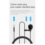 Awei MK1 Πυκνωτικό Μικρόφωνο 3.5mm Πέτου, Clip On Δημοσιογραφικό Awei MK1 Πυκνωτικό Μικρόφωνο 3.5mm Πέτου, Clip On Δημοσιογραφικό