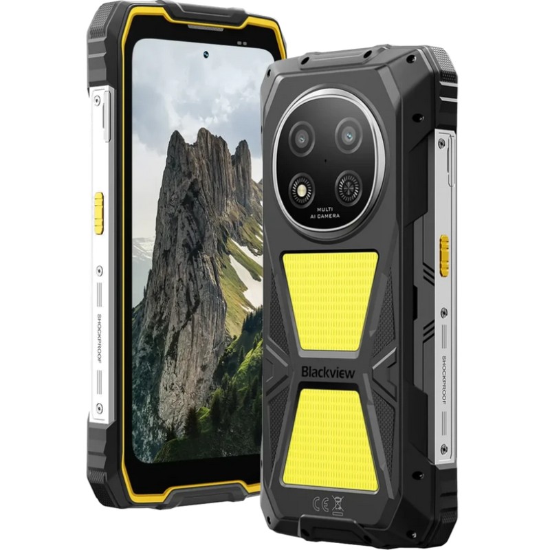 Blackview Rock 2 Pro 8GB RAM 256GB ROM (Yellow) 15000mAh 5G Blackview Rock 2 Pro 8GB RAM 256GB ROM (Yellow) 15000mAh 5G