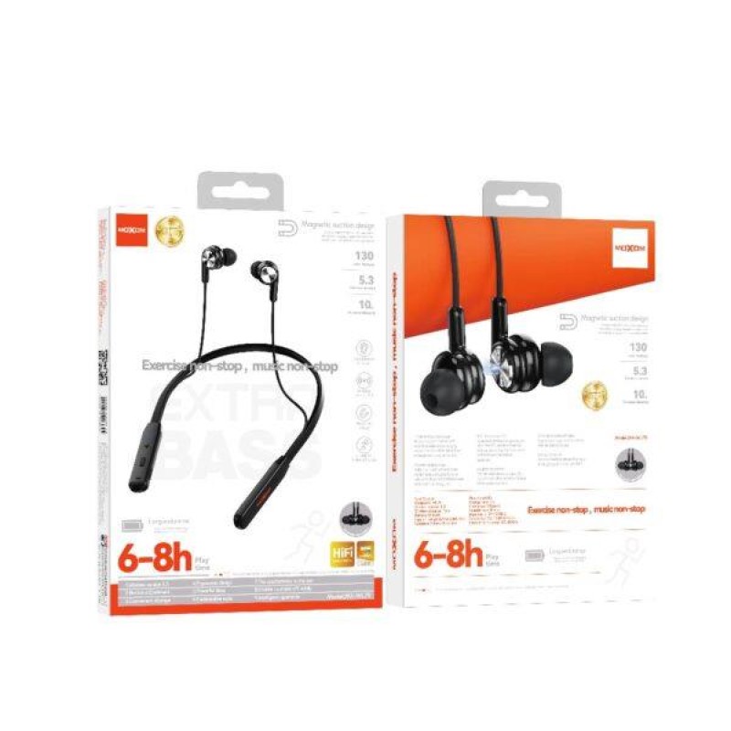 Moxom MX-WL79 Ακουστικό Bluetooth In Ear Black Moxom MX-WL79 Ακουστικό Bluetooth In Ear Black