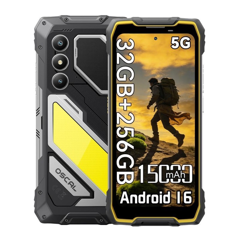 Blackview Oscal Pilot 5 8GB RAM 256GB ROM (YELLOW) 15000mAh 5G Blackview Oscal Pilot 5 8GB RAM 256GB ROM (YELLOW) 15000mAh 5G