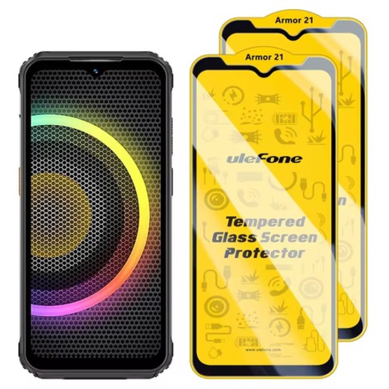 Ulefone Armor 21 Tempered Glass 9H Συσκευασία 2 τεμαχίων