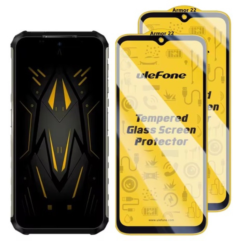 Ulefone Armor 22 Tempered Glass 9H Συσκευασία 2 Τεμαχίων Ulefone Armor 22 Tempered Glass 9H Συσκευασία 2 Τεμαχίων