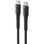 Veger USB 2.0 Cable USB-C male - USB-C 240W PD Μαύρο 1.5m Veger USB 2.0 Cable USB-C male - USB-C 240W PD Μαύρο 1.5m