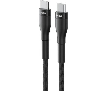 Veger USB 2.0 Cable USB-C male - USB-C 240W PD Μαύρο 1.5m Veger USB 2.0 Cable USB-C male - USB-C 240W PD Μαύρο 1.5m