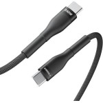 Veger USB 2.0 Cable USB-C male - USB-C 240W PD Μαύρο 1.5m Veger USB 2.0 Cable USB-C male - USB-C 240W PD Μαύρο 1.5m